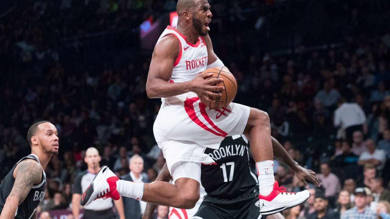Paul, Anthony help Harden-less Rockets beat Nets